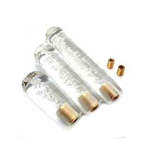 مقبض ناقل حركة يدوي للسيارة شفاف ولامع بديل مباشر بطول 100-400 مم - Product Image 6