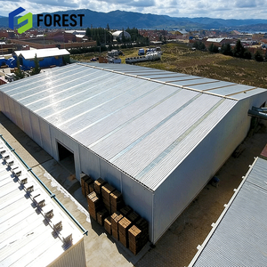 Bâtiment d'entrepôt préfabriqué en acier à grande capacité de charge de neige, structure à travée libre pour stockage industriel, appartements et hôpitaux - Product Image 1