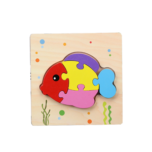 <span class=keywords><strong>Puzzle</strong></span> <span class=keywords><strong>3D</strong></span> en bois Éléphant pour bébés de 0 à 3 ans – Développement précoce de l'intelligence pour garçons et filles - Product Image 3