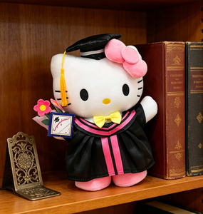 Peluche de Gato KT Estético para Graduación, Lindo Juguete con Birrete y Toga de Licenciatura |   Regalo de Graduación Viral de <span class=keywords><strong>TikTok</strong></span>, Decoración de Habitación Preppy, Regalo para Estudiantes - Product Image 3