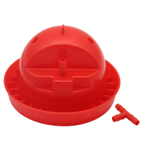 Abreuvoir Rouge en Plastique pour Poulets et Volailles, Abreuvoir Plasson pour Poulets