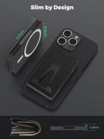 Dompet kartu aluminium Magsafe model baru dengan tempat kartu magnetis iPhone cocok untuk memegang kartu kredit