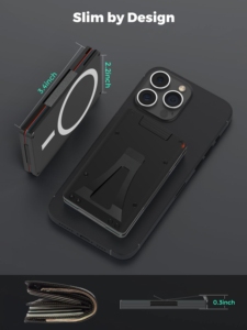 Ví đựng thẻ bằng nhôm Magsafe mới, có ngăn giữ thẻ từ, tương thích với iPhone, tiện lợi để đựng thẻ tín dụng - Product Image 6