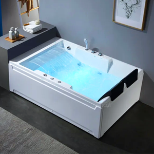 Vasca da bagno con Jacuzzier jet Kit aria bolle di massaggio idromassaggio vasche da bagno per 2 persone Yacuzzy con Tv Jaqquzi Jaguzzy - Product Image 2