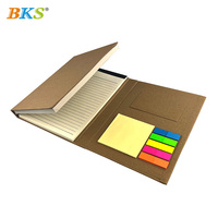 Set de Papelería Ecológica al por Mayor, Caja de Regalo, Artículos Escolares, Carpeta de Papel Kraft, Lápiz, Regla, Bloc de Notas, Regalo Promocional de Oficina
