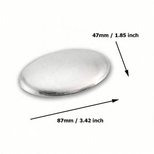 Jabón de Acero Inoxidable Personalizado con Logotipo, Ecológico, Impermeable, Portátil, Eliminador de Olores Mágico, Elimina el Olor a Pescado, Ajo y Cebolla - Product Image 2