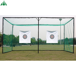 Cage de frappe de <span class=keywords><strong>golf</strong></span> en tuyau galvanisé PE 10x10x10 pieds, filet de frappe durable et portable pour l'entraînement en intérieur et en extérieur - Product Image 4
