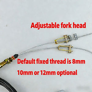 Cavo di Controllo 2-in-1 per Sterzo e Acceleratore, Doppio Cavo Manuale per Kart e <span class=keywords><strong>Timone</strong></span> Barca - Product Image 3