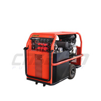 Groupe hydraulique portable de petite taille, amovible, 35 CV, 30-40 lpm, double circuit, grand débit