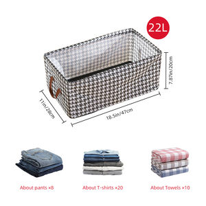 フードジーンズ収納収納ボックス多機能折りたたみ式大容量 - Product Image 5