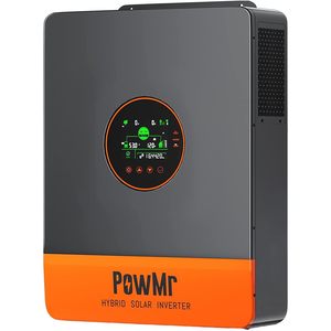 Para PowMr 5000W inversor solar híbrido 48V DC 110V/120V/208V/240V AC onda sinusoidal pura inversor dividido trifásico único USB - Product Image 1