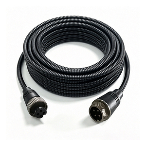 IP65 IP67防水M12电缆，抗电磁干扰屏蔽，为汽车复杂工作环境提供稳定无损的视频信号 - Product Image 1