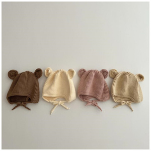 Gorro de Punto para Niños, Gorro Cálido para Cubrir las Orejas <span class=keywords><strong>en</strong></span> Otoño e Invierno, Gorro de Lana para Niños, Niñas y Bebés con Adorables Orejas Pequeñas - Product Image 3