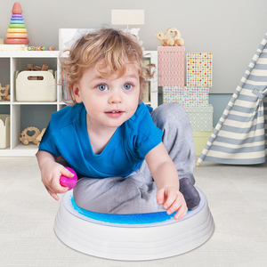 Divertente attività notturna essenziale lampeggiante in ABS/<span class=keywords><strong>EVA</strong></span> incandescente trampolino di lancio per il gioco del pavimento della camera da letto dei bambini - Product Image 4