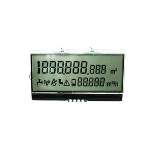 Panel de ventana de gran tamaño personalizado con segmento positivo de 6 dígitos Tn de 16 pines para medidor de <span class=keywords><strong>sensor</strong></span> de flujo de agua con pantalla <span class=keywords><strong>LCD</strong></span> Digital de 3,3 V - Product Image 2