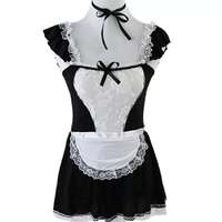 Halloween Party Cosply Maid Dresses Mujer Costume Uniformes Jupe Exotique Sexy Ingerie Sous-Vêtements