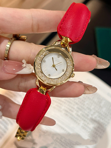 Xu hướng đồng hồ thanh lịch với đá quý nổi & Vỏ mặt linh hoạt OEM/ODM nhà sản xuất - Product Image 4