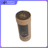 Tubes en papier kraft écologiques en gros, imprimés avec un logo, pour vêtements, cosmétiques, emballages, tubes ronds, boîtes cadeaux