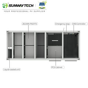 Système de stockage d'énergie (ESS) conteneurisé Sunway 2 MWh certifié CE, batterie LFP à refroidissement liquide pour les usines d'Amérique latine - Product Image 2