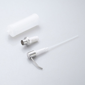 Chengming Manual Soap Dispenser 300ml Stainless Steel And <b>Plastic</b> Brushed Finish <b>Kitchen</b> Sink Accessory - Product Image 2