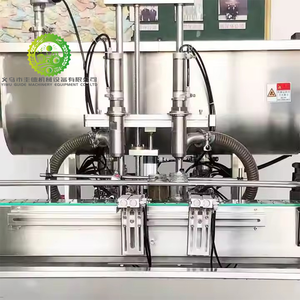 Tự động định lượng PLC kiểm soát bao bì thủy tinh dán lỏng mật ong bơ đậu phộng ăn được Máy rót dầu - Product Image 3