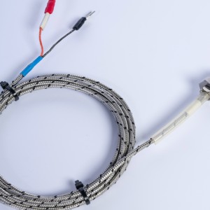 Sonde thermocouple de type N de précision, isolée minéralement, en acier inoxydable, étanche, à réponse rapide, avec <span class=keywords><strong>câble</strong></span> de compensation d'extension - Product Image 1