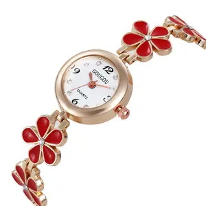 Manufacturers wholesale high quality steel band petal bracelet watches fashion quartz watches