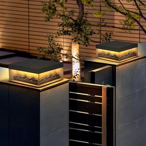 Lámparas Solares para Pilar, Impermeables, 15W, Estilo Chino, para Puerta, Valla, Poste, Lámpara de Jardín para Villa - Product Image 5