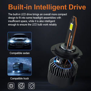 Faros Delanteros LED EVITEK F1 Resistentes al Agua IP68 9007 H4 H13, Bombillas LED para Motocicleta, Lámpara LED para Auto F1 - Product Image 2