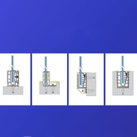Rail de protection en aluminium de type U, revêtement poudré, longueur personnalisée, pour garde-corps OEM