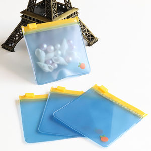 Haute qualité Stock bijoux givré fermeture éclair sacs Anti-oxydation étanche réutilisable en plastique bijoux givré emballage sacs - Product Image 4