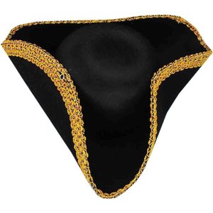 Chapeau Tricorne Révolutionnaire SOLPOP pour Femmes et Hommes, Chapeau de Pirate Colonial, Costume George Washington, Idéal pour Fêtes et Halloween - Product Image 5