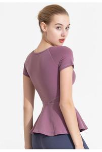 Haute Qualité O-cou Coton T-shirt Basique Femmes Plaine <span class=keywords><strong>Simple</strong></span> T-shirt Pour Les Femmes À Manches Courtes Femmes robe conception Tops - Product Image 2