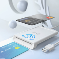 NFC 二合一 USB 智能卡读卡器，适用于 IC/ID 卡、银行卡、税务申报