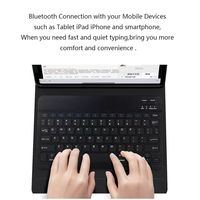 Meistverkaufte Schlanke Tragbare Kabellose BT Mini-Tastatur & Maus Sets für Mac PC iPhone iPad iOS Android Windows