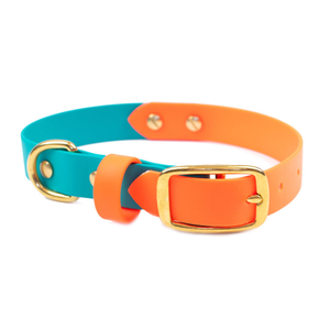 <span class=keywords><strong>Collar</strong></span> de correas recubiertas de PVC para perros, accesorio personalizado Bicolor, impermeable, para mascotas al aire libre, proveedor de fábrica <span class=keywords><strong>China</strong></span>, venta al por mayor - Product Image 2
