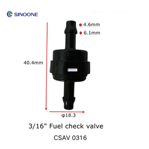 Sinoone 3/16in barb kiểm tra van một chiều nhiên liệu dừng van cho xăng dầu mực Ethanol-2Kpa nhiên liệu mùa xuân kiểm tra Ethanol bằng chứng - Product Image 3
