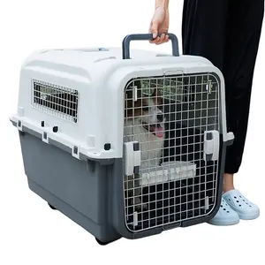 Hyra Middelgrote Luchtvaartmaatschappij Goedgekeurde Hond Kennel & Kat Kennel Huisdier Reizen Carrier Hond Transport Carrier