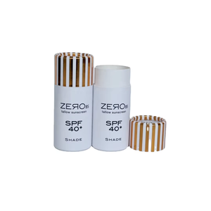 หลอดกระดาษคราฟท์สีขาวแบบดันขึ้นพร้อมพิมพ์โลโก้ตามสั่ง บรรจุภัณฑ์เปล่ารักษ์โลกสำหรับน้ำหอมแบบแท่ง เครื่องสำอาง และครีมกันแดดแบบแท่ง - Product Image 6