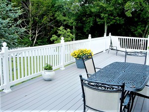 Rampe d'<span class=keywords><strong>escalier</strong></span> en <span class=keywords><strong>PVC</strong></span> blanc pour intérieur/extérieur, 6' x 3' - Product Image 6