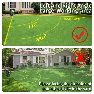 Garden Solar Powered Ultras Onic Outdoor Animal Repeller Motion Sensor <b>Flash</b> <b>Light</b> Dog Cat Raccoon Rabbit Animal Dispeller - Product Image 5