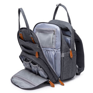 Sac à dos <span class=keywords><strong>de</strong></span> maman imperméable portable, grand sac à dos pour maman, lit bébé pliable, sac à langer, sac à dos <span class=keywords><strong>de</strong></span> voyage en Oxford 15 - Product Image 5