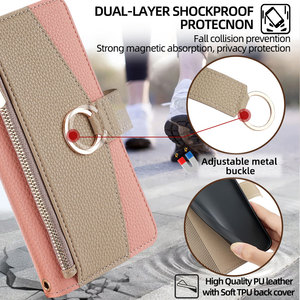 Funda de Lujo <span class=keywords><strong>para</strong></span> Teléfono Móvil con Correa Cruzada de Cuero <span class=keywords><strong>para</strong></span> <span class=keywords><strong>Mujer</strong></span>, Compatible con <span class=keywords><strong>iPhone</strong></span> 17, 16e, 16, 15 Pro, 14, 13, 12, 11, X, XS, 7, 8, 6, 6s Plus - Product Image 6
