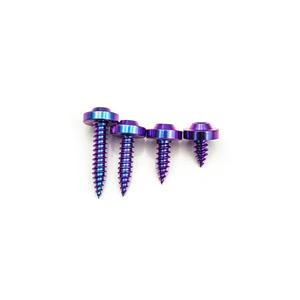 [<span class=keywords><strong>Tornillo</strong></span> de Cabeza Hexagonal de Aleación de Titanio Personalizado] Clase <span class=keywords><strong>10</strong></span>, Rosca Métrica Estándar M4/M5/M6mm GR5, Acabado Anodizado, para Motocicleta y Automóvil - Product Image 6