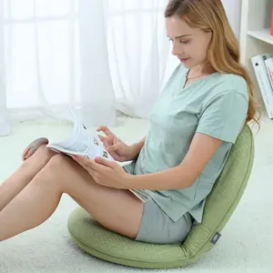 Almofada dobrável para sofá, cadeira de sala de estar japonesa com acolchoamento, portátil, ajustável, para chão - Product Image 4