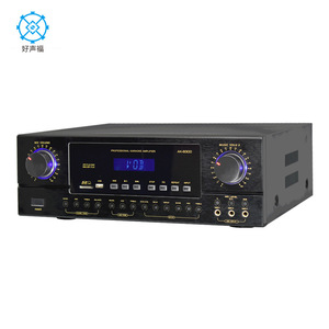 Ak-8300 Karaoke Power Amplifier 2 Channel for Home Cinema Stage Audio Amplifier App Support 4-8 Ohm Impedance 20Hz-20KHz - Product Image 1