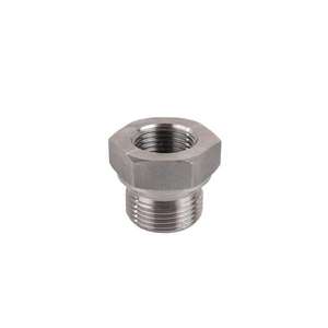 MECLUBE-Tapa reductora de acero inoxidable de 1 ''BSP-F 3/4'' BSP-EAN CARRETES DE MANGUERAS ACCESORIOS PARA CARRETES DE MANGUERAS - Product Image 1