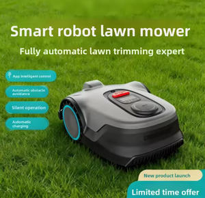 <span class=keywords><strong>Tondeuse</strong></span> à gazon sans fil industrielle DIY, batterie lithium-ion 18V, télécommande, autopropulsée, <span class=keywords><strong>lame</strong></span> rotative, autonomie de 120 minutes, 1000m² - Product Image 2