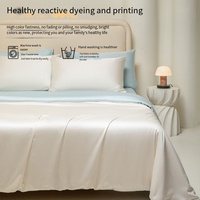 Juego de Ropa de Cama de Seda de Hielo Ultra Suave y Transpirable, Ligero para el Verano