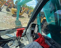 Kondisi Handal Excavator Kompak Kobelco SK75-8 Jepang Mesin ISUZU 42KW Kapasitas Bucket 0.4m Pompa Gear Bearing PLC 2023